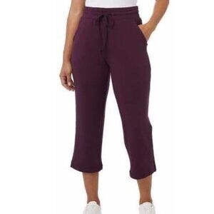 NWoT 32 DEGREES Women's Elastic Waistband Jogger Pants Purple Size XL $50 9B630